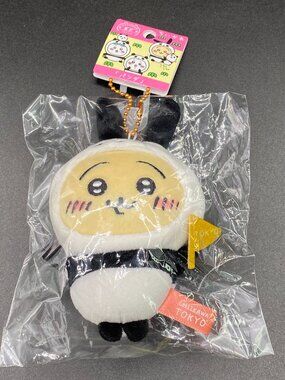 Chiikawa Usagi Tokyo Panda Key Chain Plush Doll Limited Edition NWT